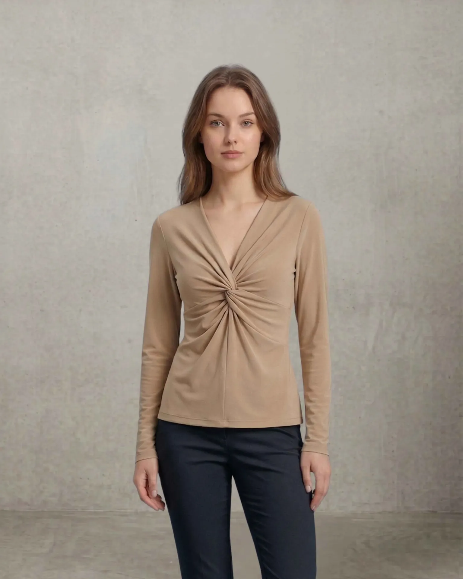 The Serene Beige Top