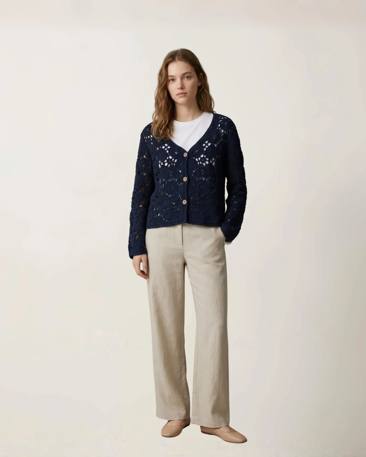 كارديجان كروشيه مُزهر