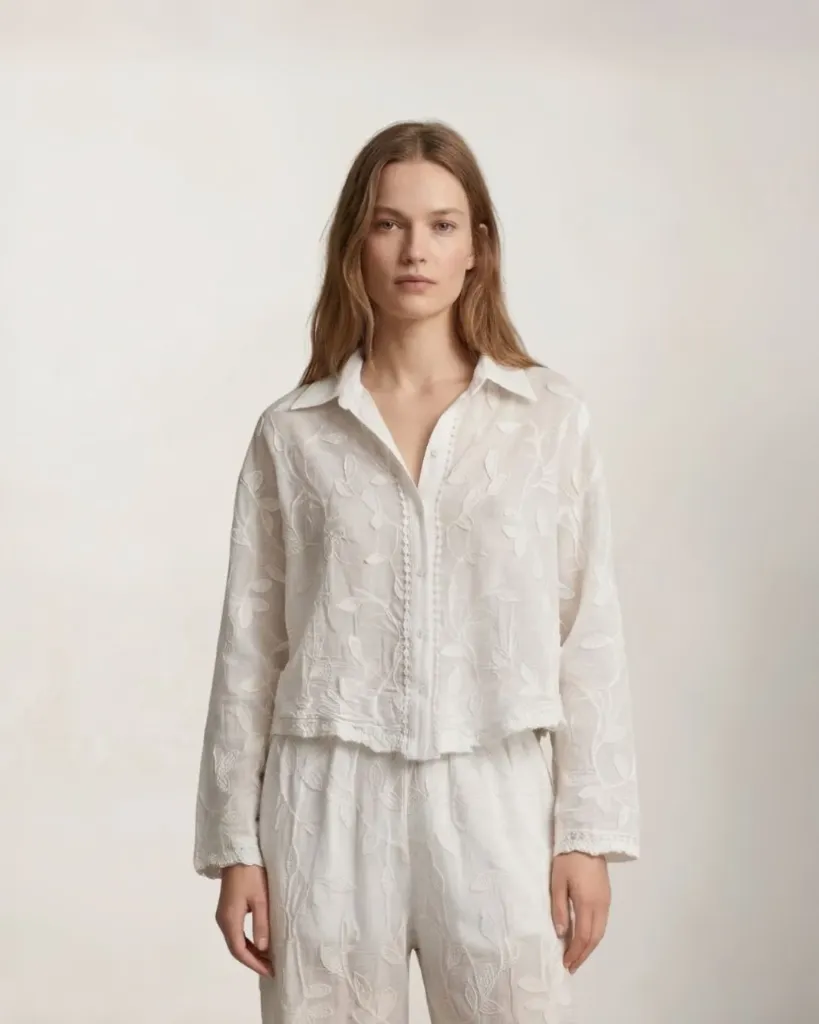 The Stellar Pointed  Blouse