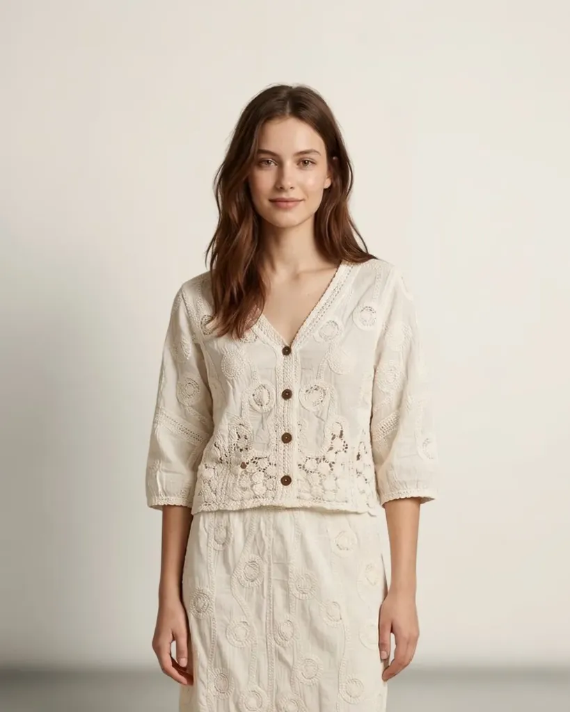 The Lucia Embroidered  Blouse
