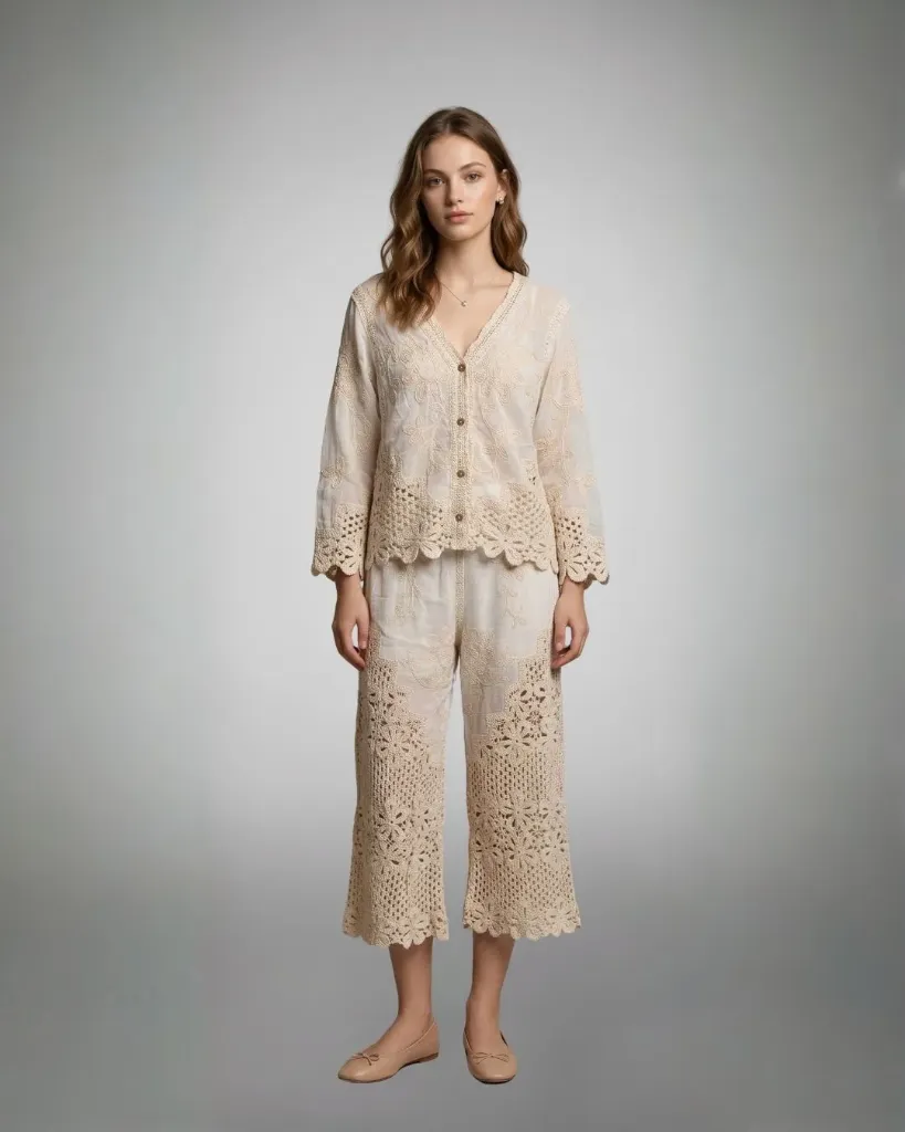 The Areej Embroidered Trousers