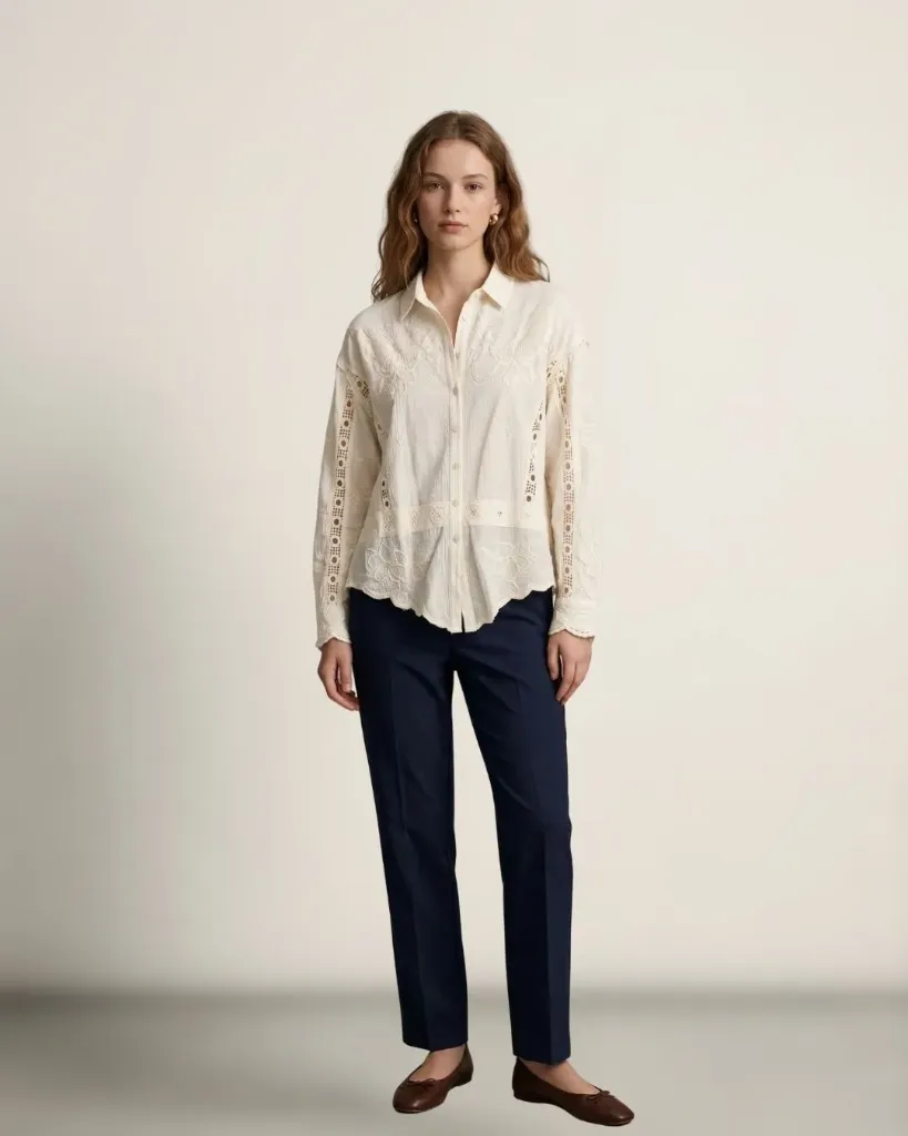 The Amalia Embroidered Blouse