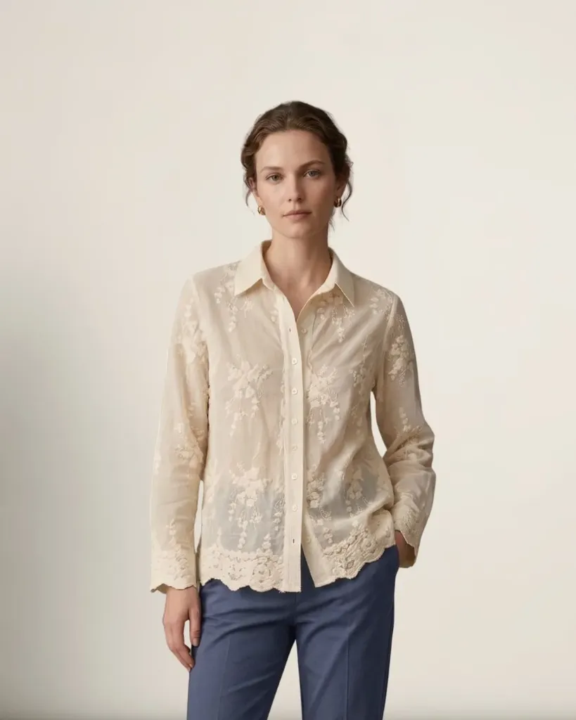 The Amalia Embroidered Blouse