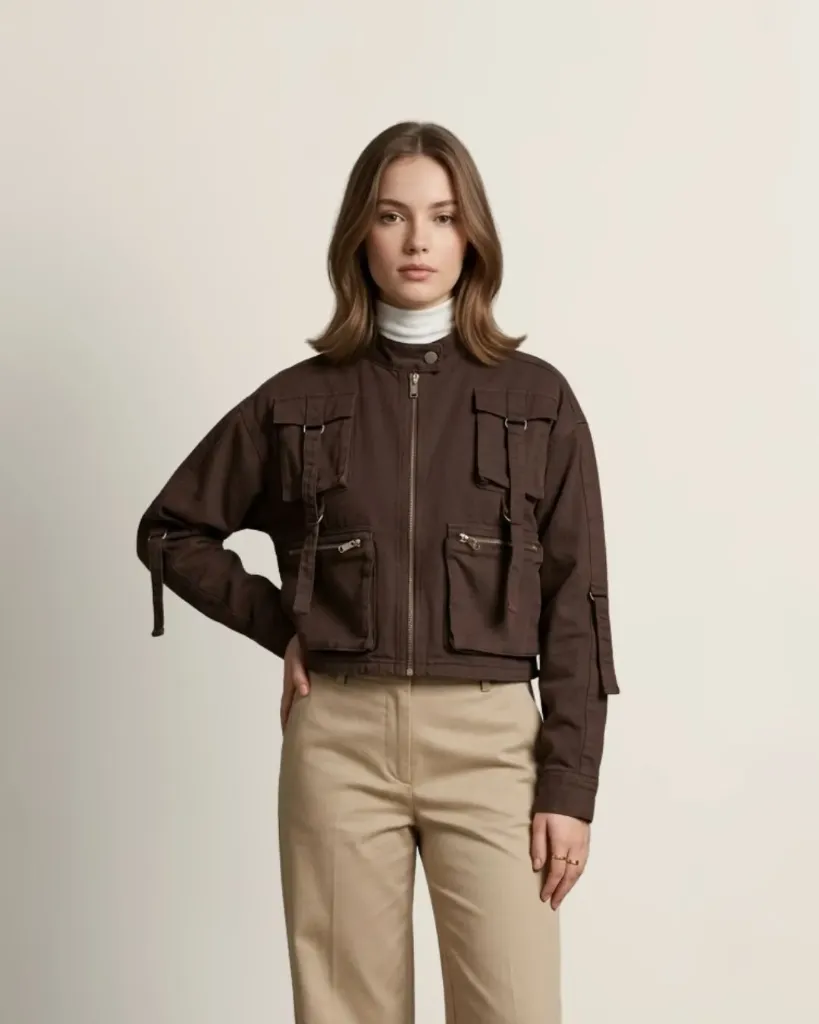 The Marlow Structured Cargo Jacket