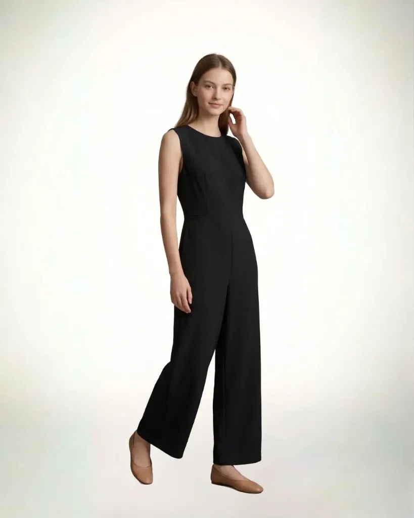 The Noir Wide-Leg Jumpsuit