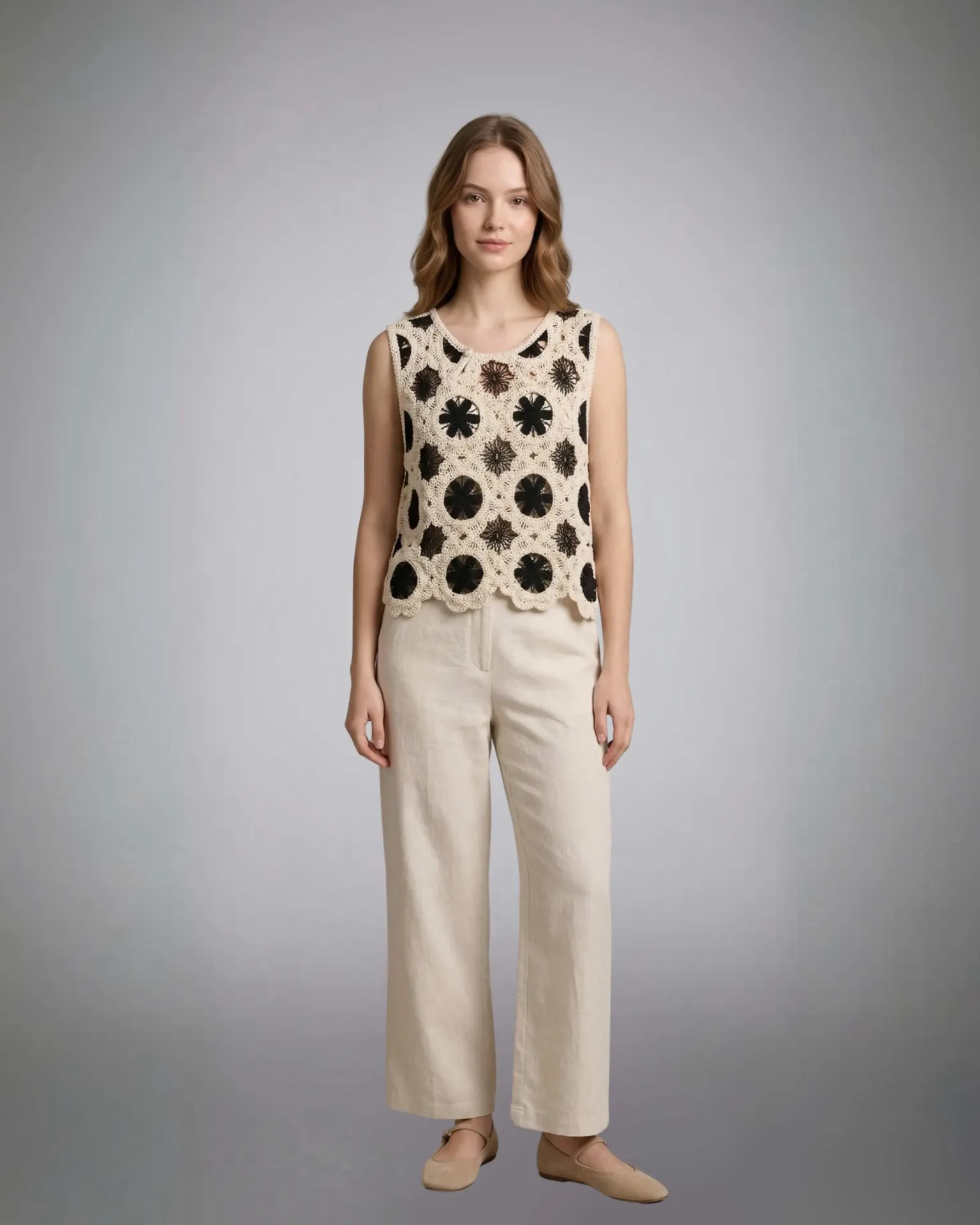 The Flora Crochet Top (S)