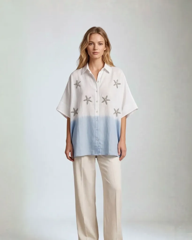 Coastal Breeze Linen Shirt