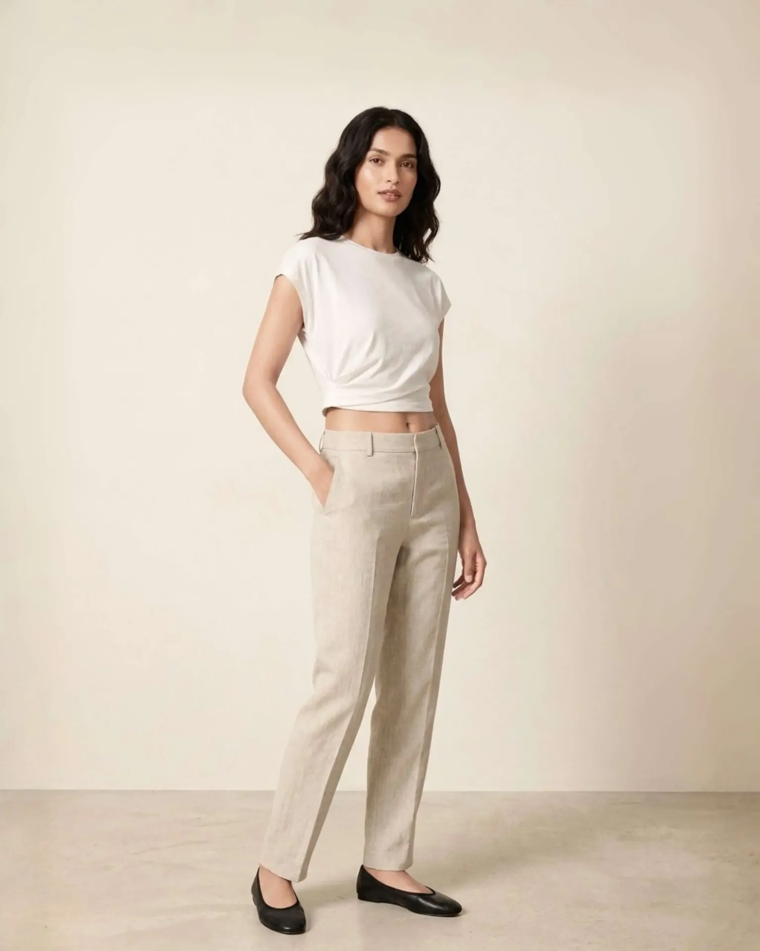 Pima-Cotton T-Shirt in white