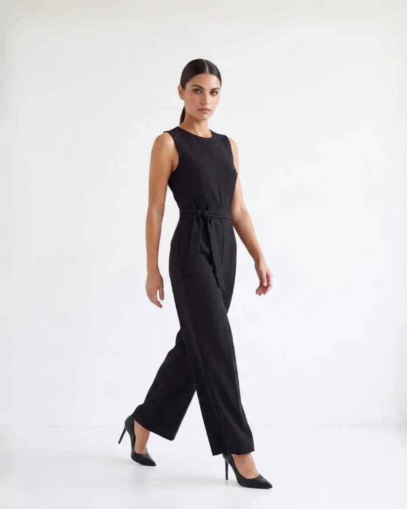 Plain Crepe Jumpsuit