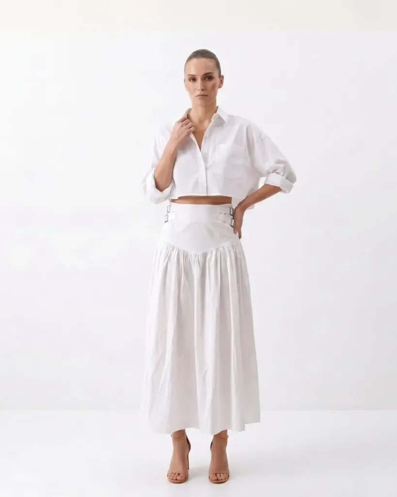 Drop-Waist Skirt