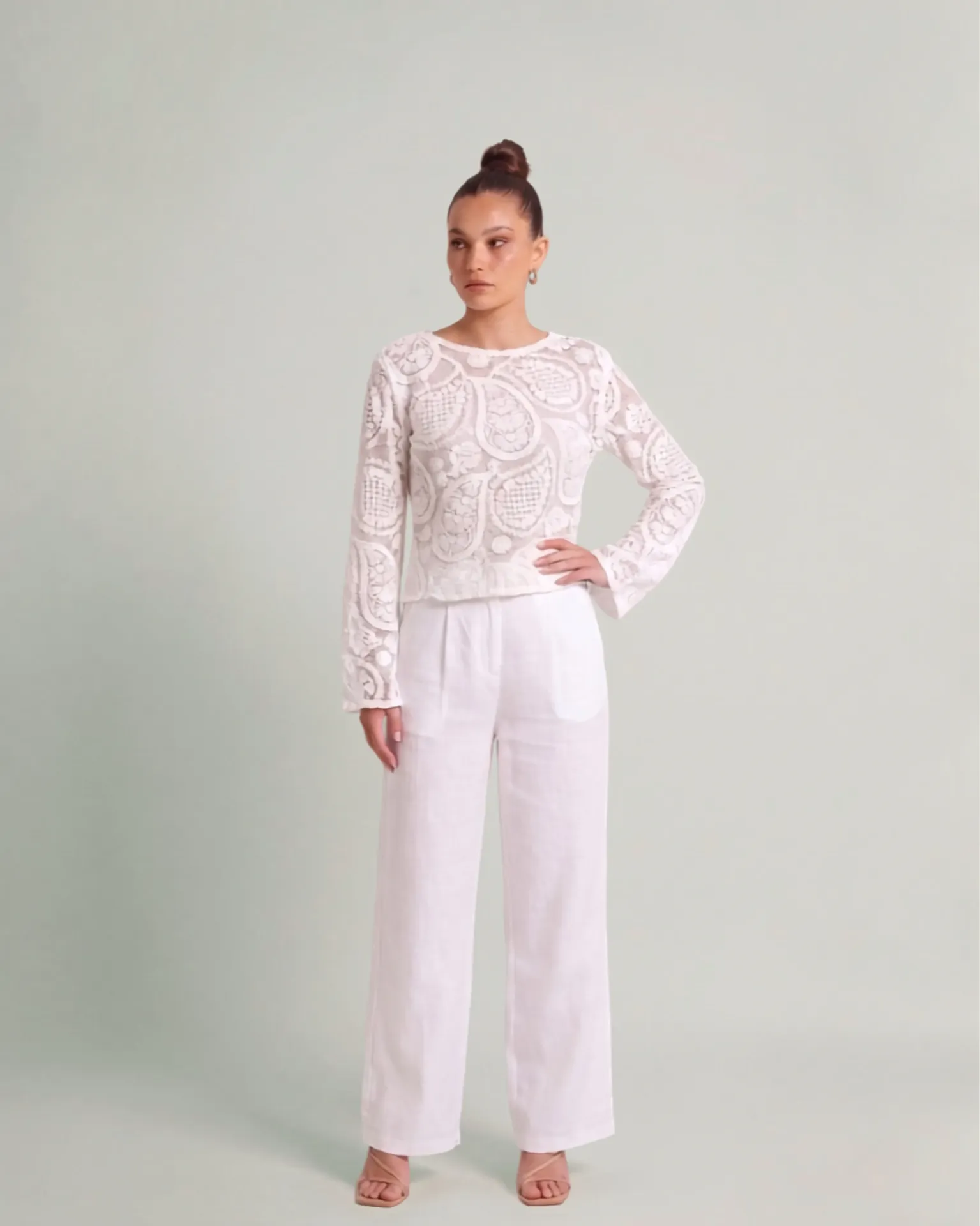 Paisley Embroidered Blouse