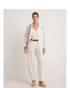 white Shirt with Embroidered Lace