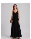 The Anya Crochet-Detail Midi Dress