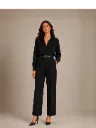 Charcoal Tailored Trousers with Pleats