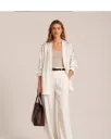 Ivory cardigan with Sequin Embroidery