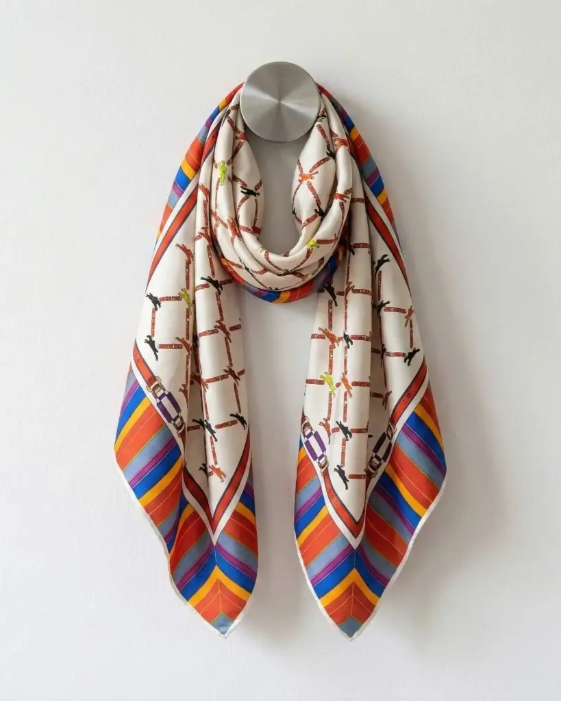 Equestrian Heritage Silk Scarf        