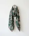 Emerald Blossom Scarf