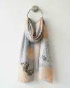 Floral Glow Silk Scarf    