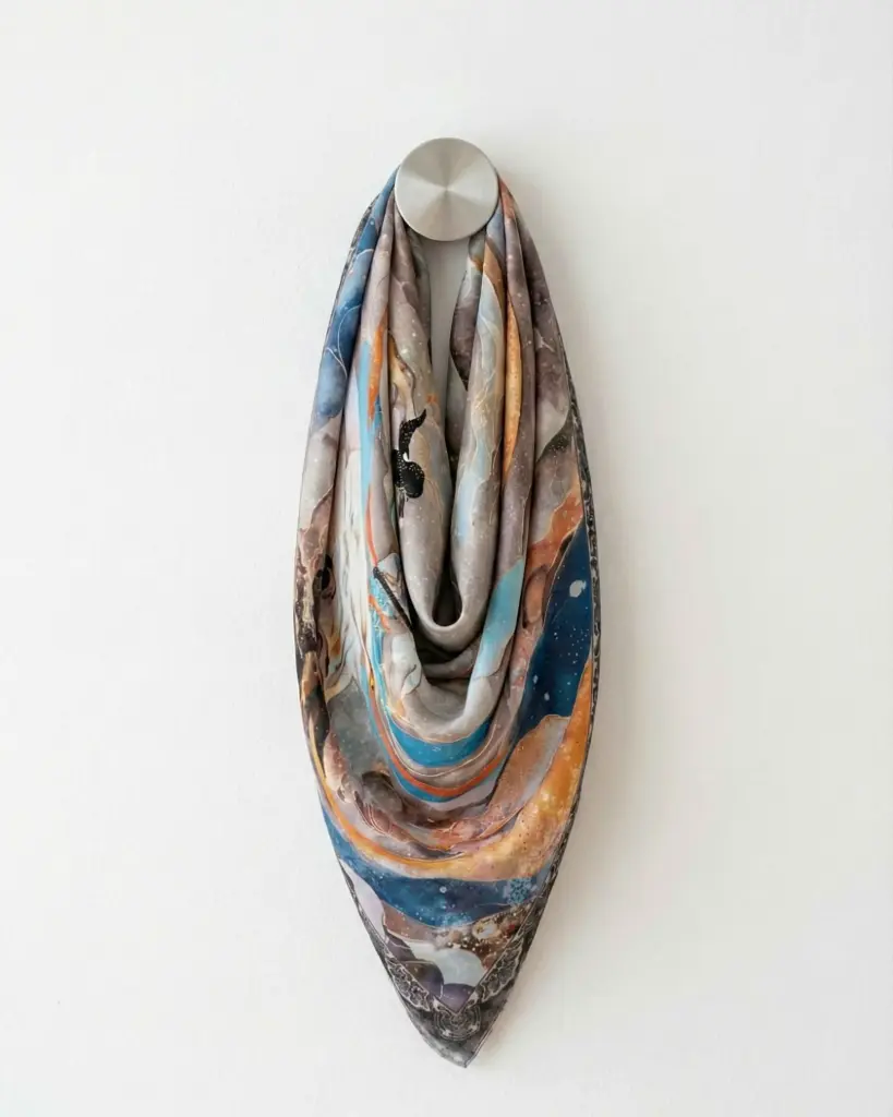 Asian Mystique Silk Scarf