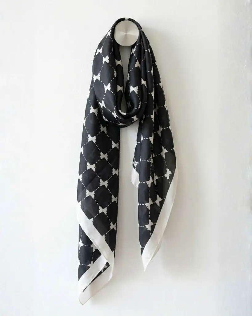 Royal Bow Polyester Scarf