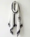 Camellia Scarf White 