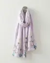 Ruby Tulip Light Purple Scarf