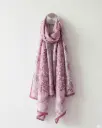 Royal Paisley Dusty Rose Scarf