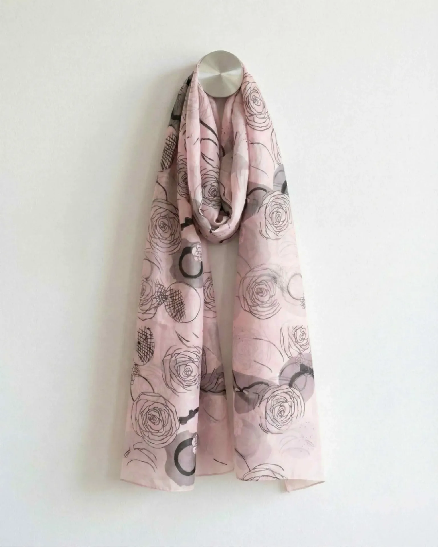 Modern Rose Scarf 