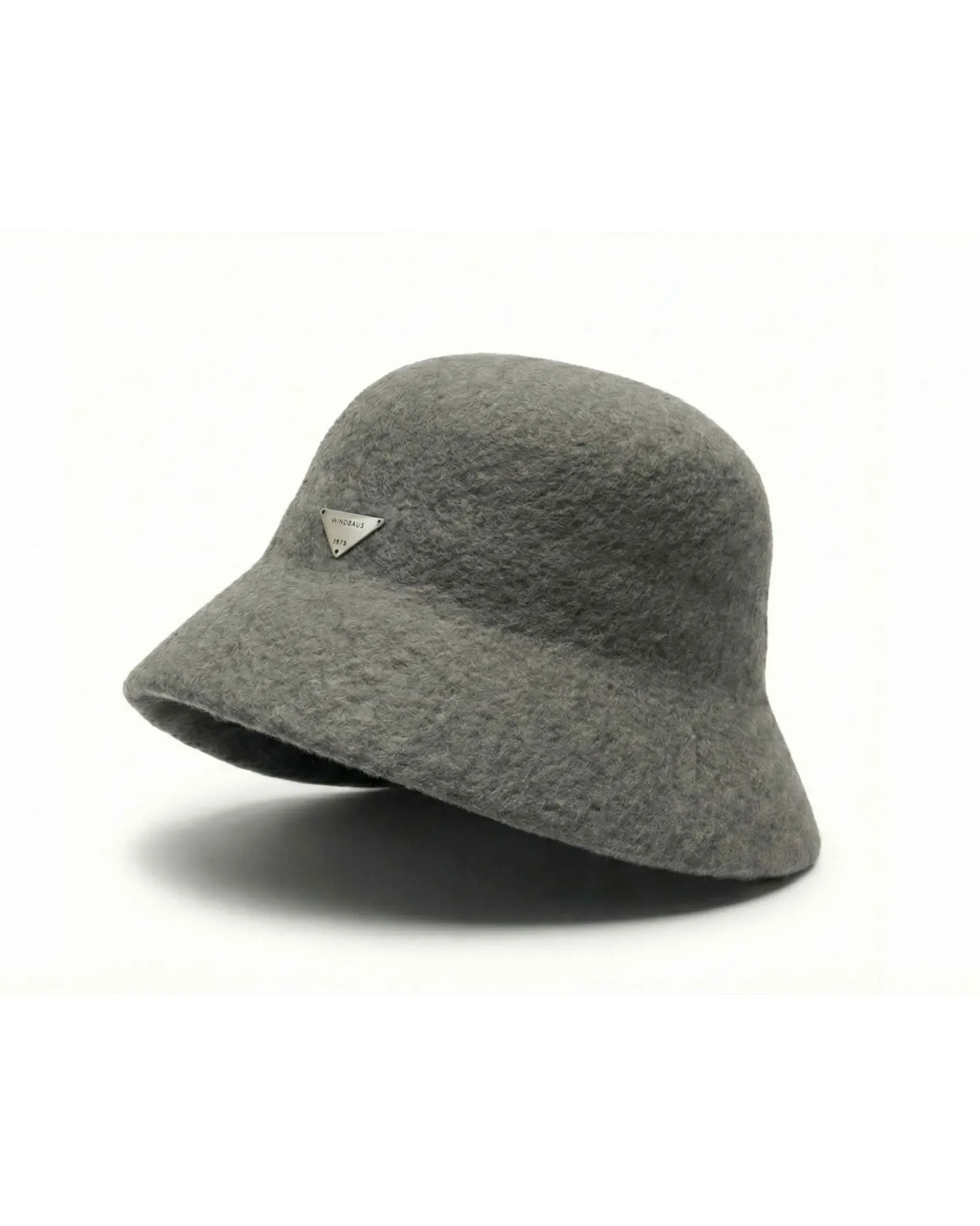grey Wool Bucket Hat