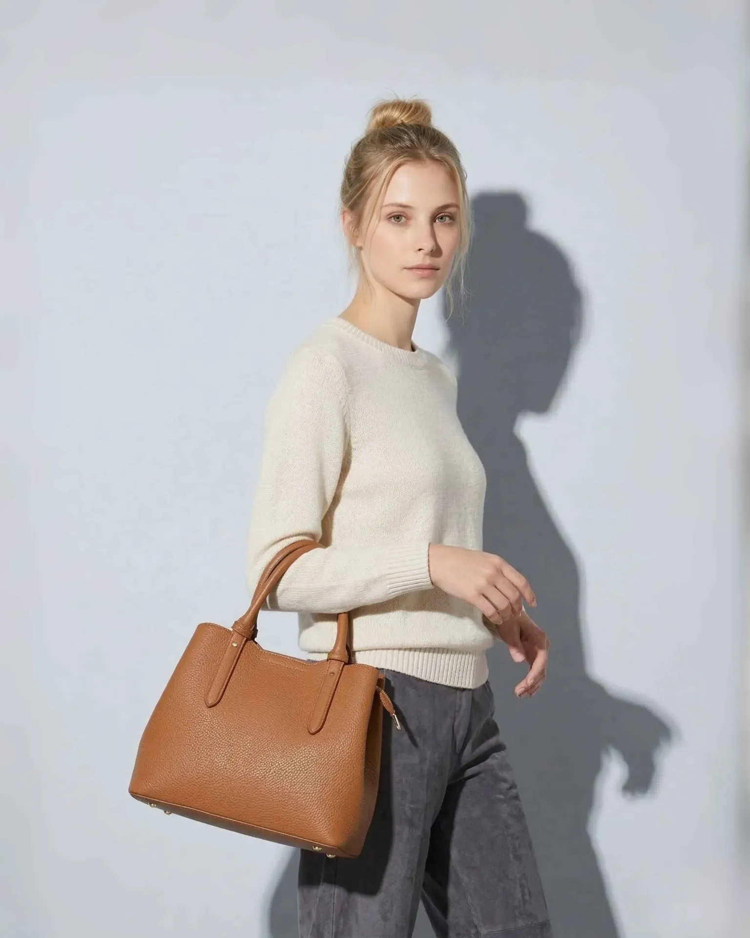Tan Aria Essential Handbag