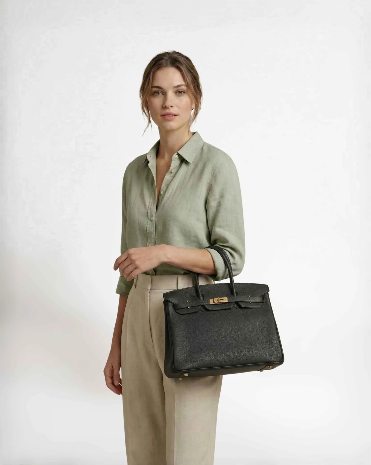 Grand Classic Handbag – The Ultimate Noir Elegance