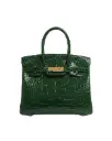 Emerald Royal Croco Handbag