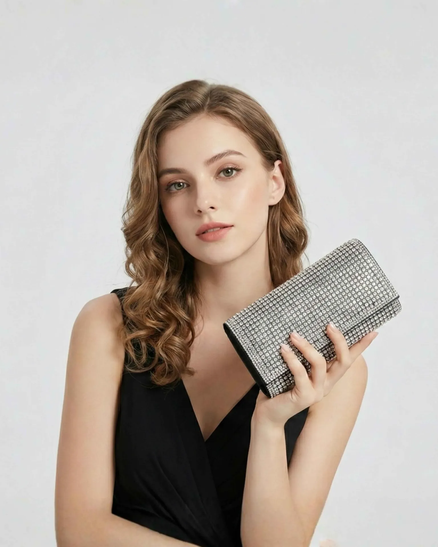 Starlight Evening Clutch – Sparkling Crystal Brilliance