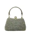 Crystal-Embellished Evening Clutch