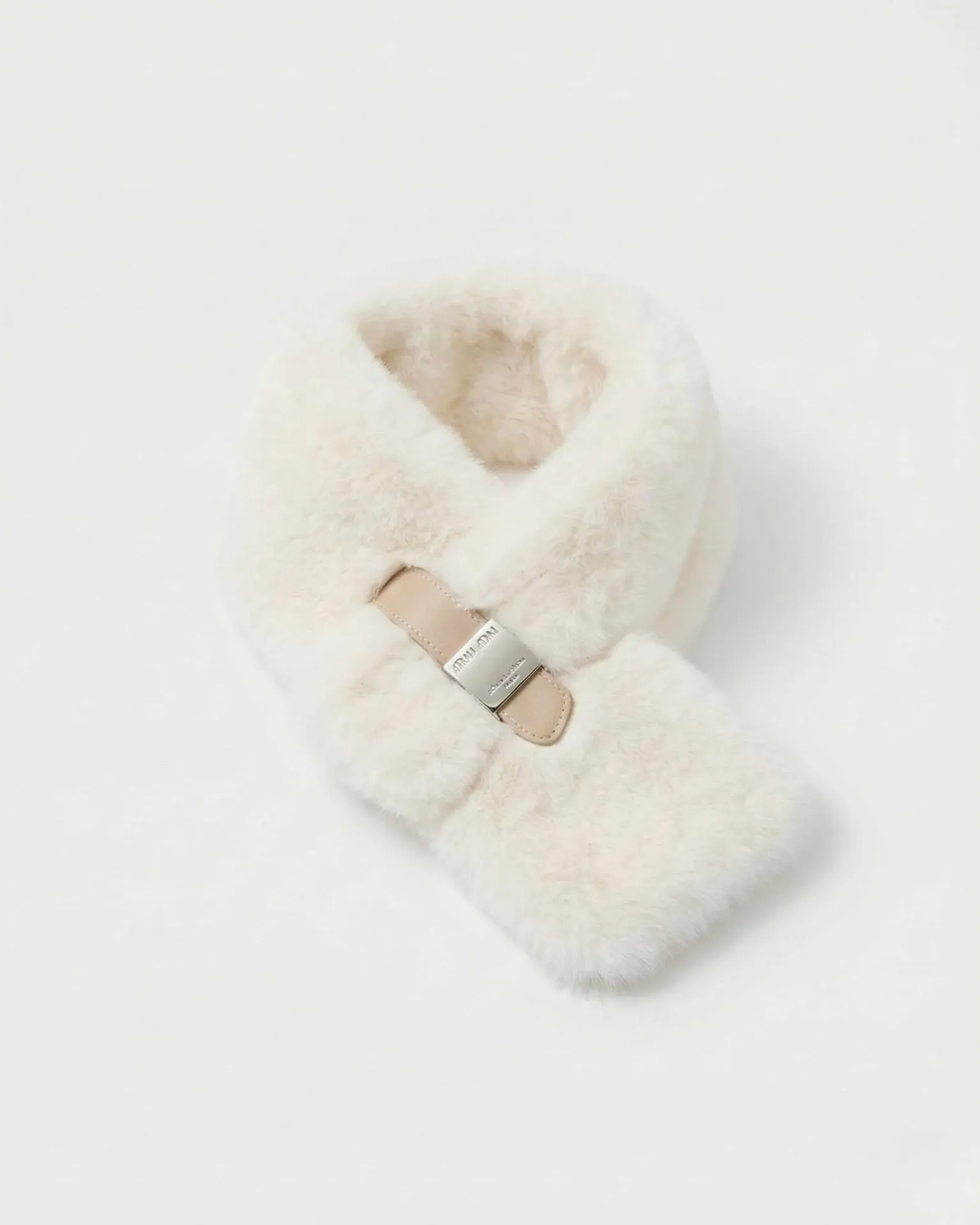 off White Faux Fur