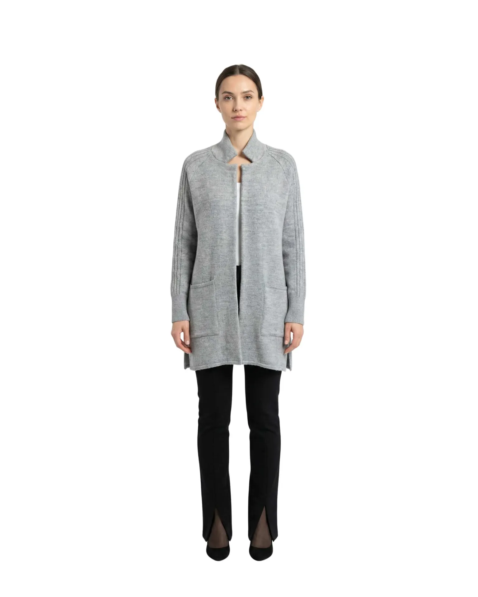 The Aether Grey Cardigan